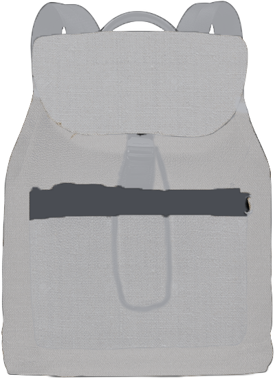 top of the pocket on the bag